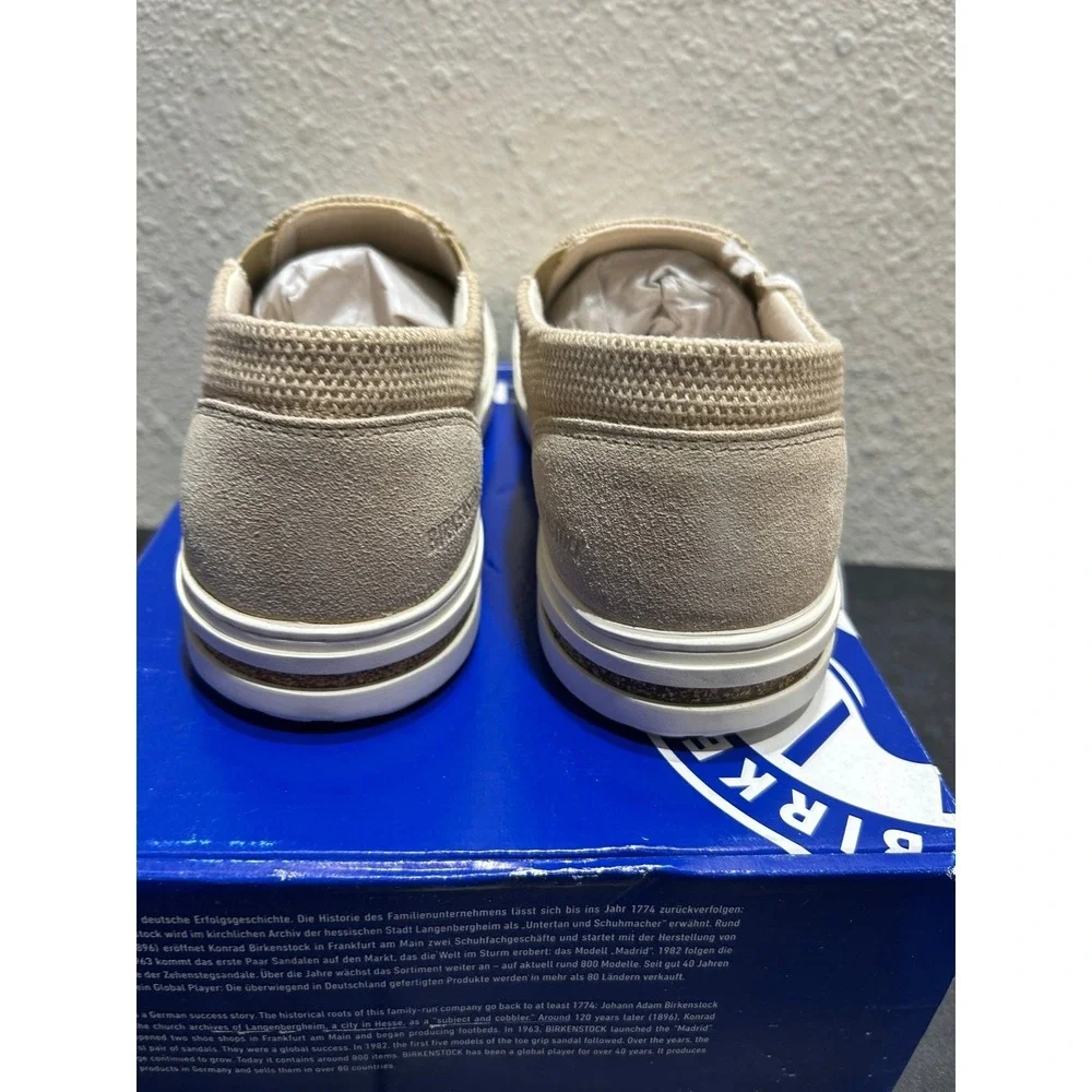 Birkenstock Oswego Textile Mixed Leather Sandcastle EU 43 US M10 Mens